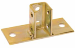 FL SIDE POST BASE CONN HT 3.5IN STL