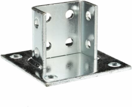SQ POST BASE HT3-1/2 W3-5/16 EG STL