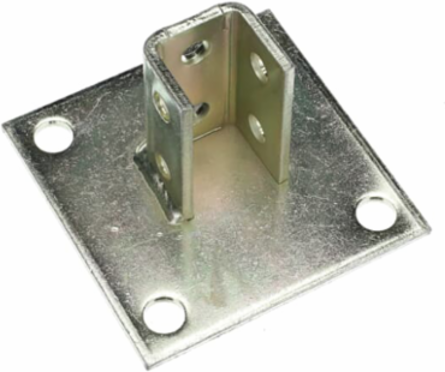 SQ POST BASE CONN HT3.5IN STL