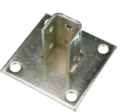 SQ POST BASE CONN HT3.5IN STL