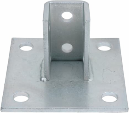 SQ POST BASE CONN HT3.5IN STL