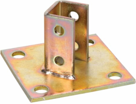 DIAG POST BASE CONN HT3.5 4HOLE STL