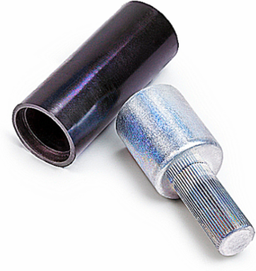 Aluminum Pin Adapters with EPDM Rubber Boot, 600V, 1.85 Inch Length