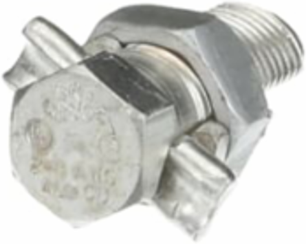 Aluminum Split Bolt Connector 2-8 AWG, Electro Tin-Plated, UL E9809