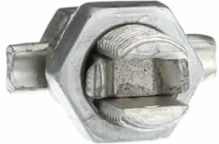 Aluminum Dual-Rated Split-Bolt Connector 6-10 Str, Electro Tin-Plated