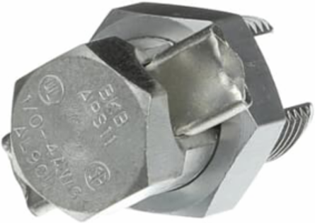 Aluminum Dual-Rated Split Bolt Connector 1/0-4 Str, Electro Tin-Plated