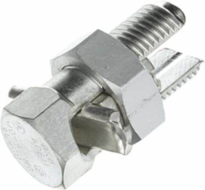 Aluminum Dual-Rated Split Bolt Connector 1/0-4 Str, Electro Tin-Plated
