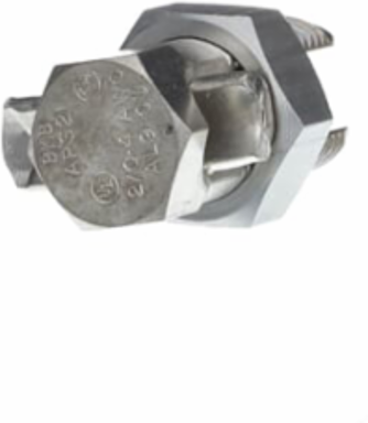 Aluminum Dual-Rated Split-Bolt Connector 2/0-4 Str, Electro Tin-Plated