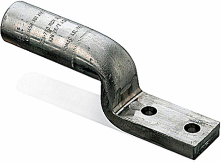Aluminum Two-Hole NEMA Lug Stacking, 3-3/16 Inch x 7/8 Inch, Conductor 1/0
