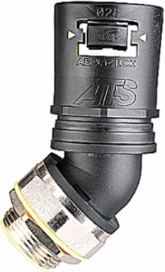 45 Degree Conduit Fitting, 16mm Nominal Size, M16 Thread, IP68