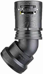 45 Degree Conduit Fitting, 1-1/8 Inch UNEF Thread, Polyamide, IP68