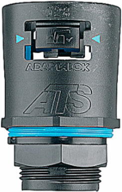 Straight Conduit Fitting 1-1/4 Inch NPT Thread Polyamide 42mm