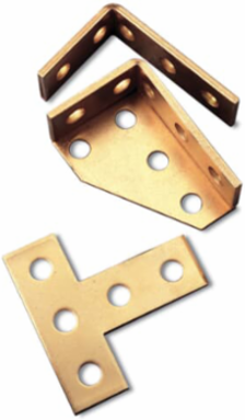 LH GUSSET CONN LEN 4.5IN STL