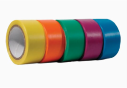 VINYL COLOR-CODED ID TAPE 2IN BLACK