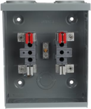 100A/600V OH TWIN HUB MTR SKT