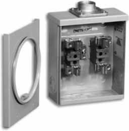100A/600V OH TWIN HUB MTR SKT