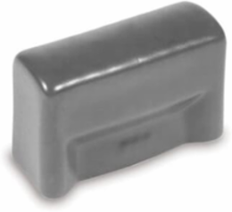 PED CONN INSUL CVR BLK PVC .734HOLE