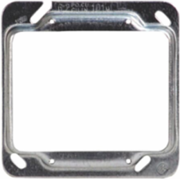 4IN SQ 2 DEVICE 1/2IN RAISED COVER