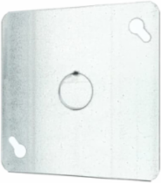 4IN SQUARE 1/2IN KO FLAT COVER