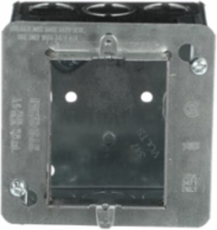 4IN SQUARE BOX 2 1/8 HV C/W COVER
