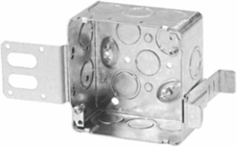 4IN SQ BOX 2-1/8IN DEEP STEEL 30CU