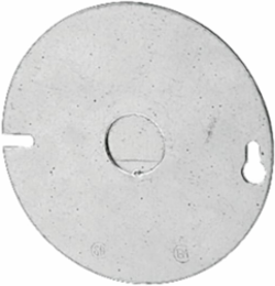 4IN ROUND 1/2IN KO FLAT COVER