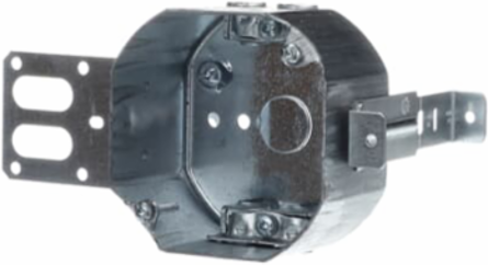 OCTO BOX 2-1/8IN BX/LOOMEX STL STUD
