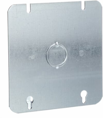 4-11/16IN SQ BLANK FLAT COVER KO