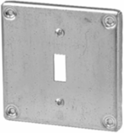 4IN SQUARE COVER TOGGLE SWITCH
