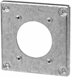 4IN SQ COVER 30A ROUND RECEPTACLE