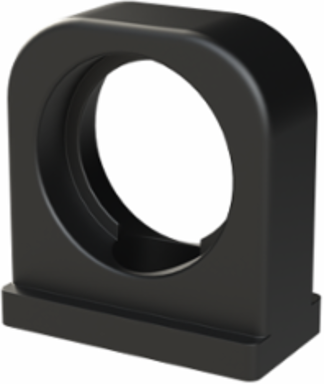 CONDUIT 1PC SUPPORT PA6 NW23 BLK