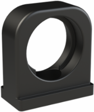 CONDUIT 1PC SUPPORT PA6 NW23 BLK