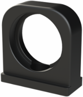 CONDUIT 1PC SUPPORT PA6 NW29 BLK