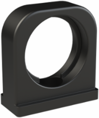 CONDUIT 1PC SUPPORT PA6 NW29 BLK