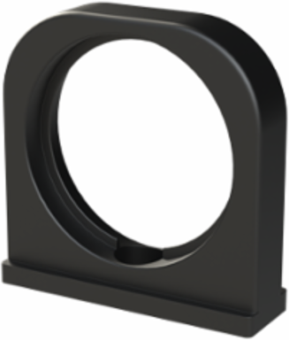 CONDUIT 1PC SUPPORT PA6 NW48 BLK