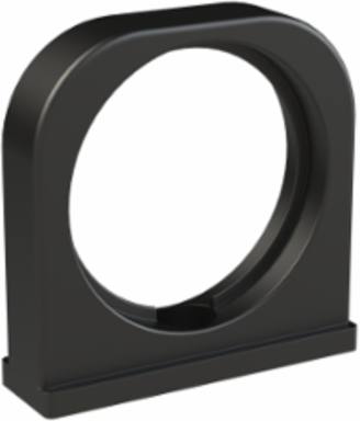 CONDUIT 1PC SUPPORT PA6 NW48 BLK