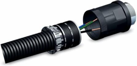 CONDUIT SUPPORT RAIL PA6 COMPL BLK