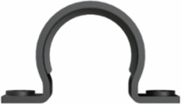 CONDUIT CLAMP 2SCREW PA6 NW36 BLK