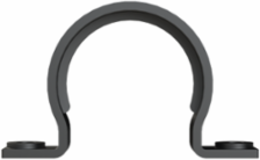 CONDUIT CLAMP 2SCREW PA6 NW56 BLK