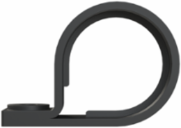 CONDUIT CLAMP 1SCREW PA6 NW29 BLK