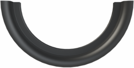 CONDUIT GUIDE PA6 NW56 CRSE BLK
