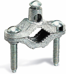 Die-Cast Ground Clamps, 10-2 Wire Range, 1/2-1 Inch Water Pipe Size