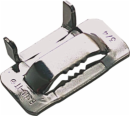 Stainless Steel Ear-Lokt Buckles 1/2 Inch - 100 Pack