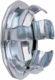 1-1/4 Inch Snap-In Blank, Steel-Zinc Plated, for Steel Boxes