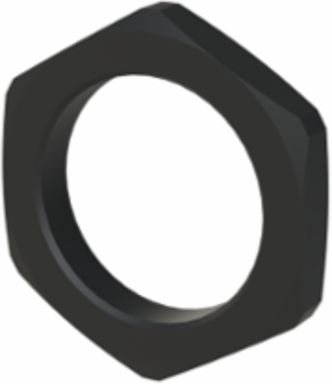 LOCKNUT PA6 M32X1.5 BLK