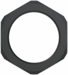 LOCKNUT PA6 M40X1.5 BLK
