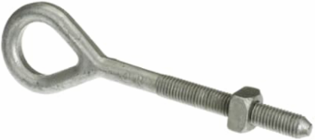 OVAL EYE BOLT 5/8 X 6