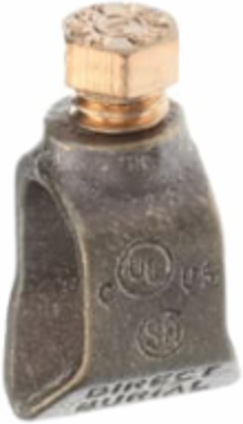 Ground Rod Clamp 5/8 Inch Bronze, Wire Size 8 AWG to 1/0