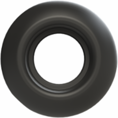 ABRASION PROTECTSLEEVE PA6 NW17 BLK
