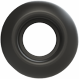 ABRASION PROTECTSLEEVE PA6 NW17 BLK